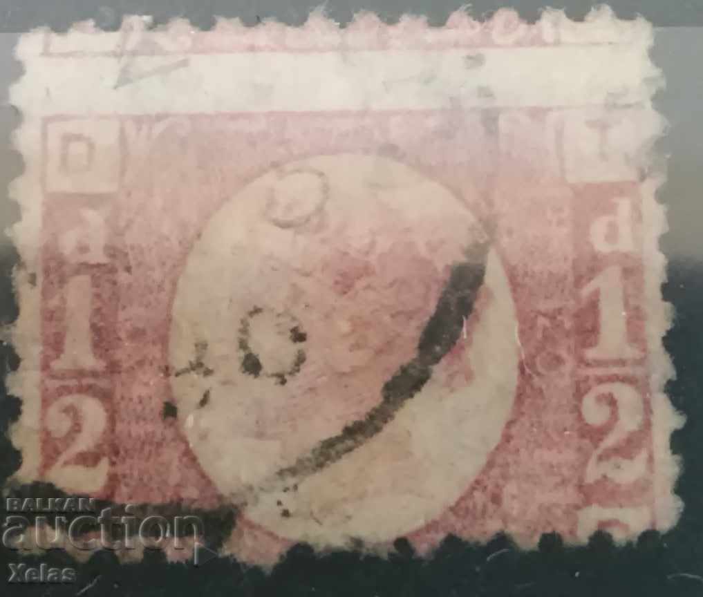 England UK 1/2 pence stamp stamp