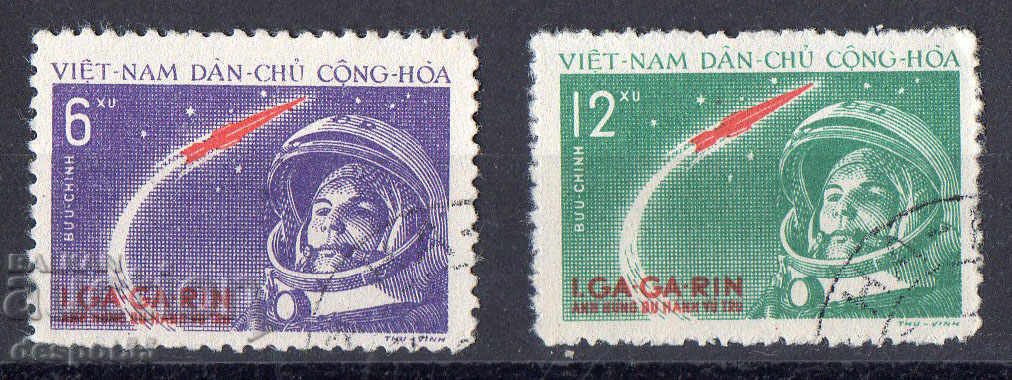 1961. Vietnam. Yuri Gagarin's first space flight.