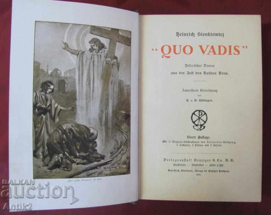 1900 Book Historical Novel QVOVADIS with price 78.00 BGN | € 39.88 1900 Book Historical Novel QVOVADIS with price 78.00 BGN | € 39.88