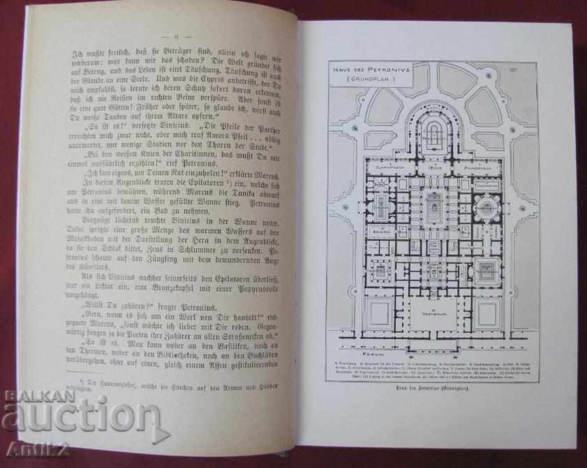 Delivery of 1900 Book Historical Novel QVOVADIS Delivery of 1900 Book Historical Novel QVOVADIS