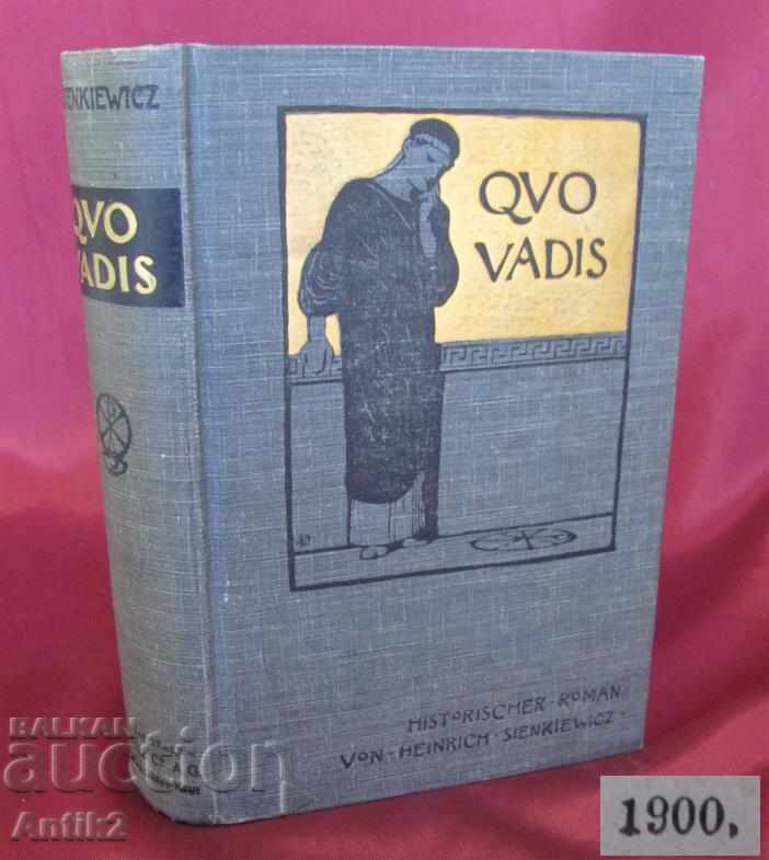 1900 Βιβλίο Ιστορικό μυθιστόρημα QVOVADIS