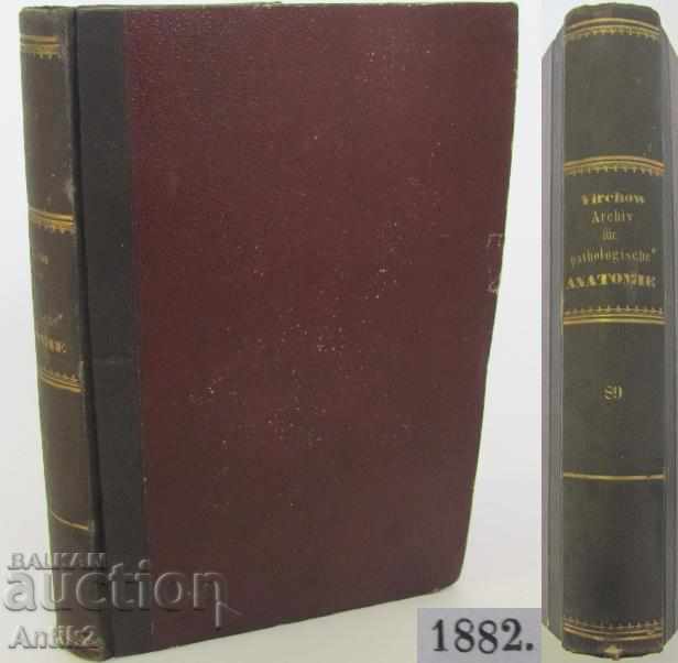 1882г. Медицинска Книга Анатомия Германия