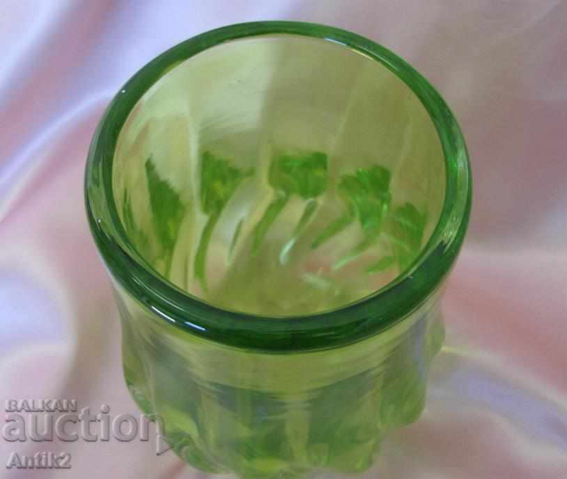 Delivery of Old Morano Crystal Glass Massive Heavy Vase Delivery of Old Morano Crystal Glass Massive Heavy Vase