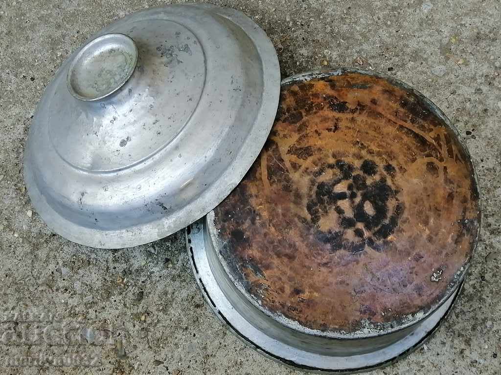 Copper pot with a lid of a copper cup cooker - 5