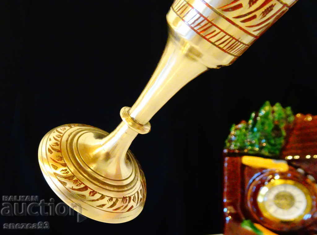 Delivery of Fantastic Bronze Goblet, Wine Glass, Cloisonné Enamel Delivery of Fantastic Bronze Goblet, Wine Glass, Cloisonné Enamel