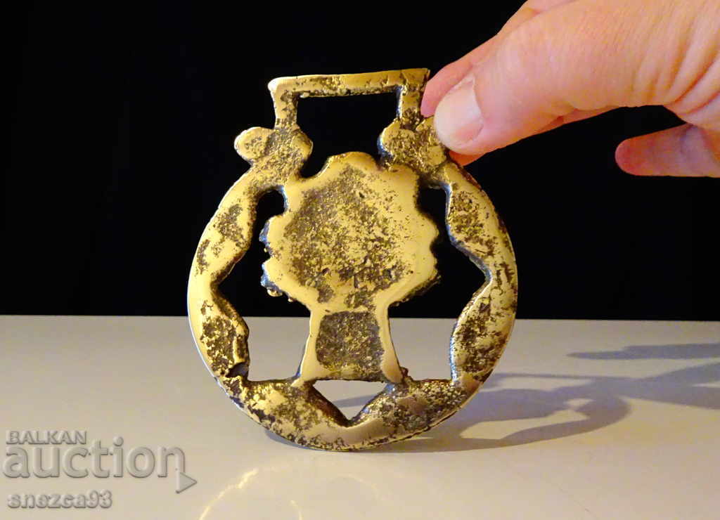 Bronze application for horse harness, wheat ear, wealth - 5 Bronze application for horse harness, wheat ear, wealth - 5