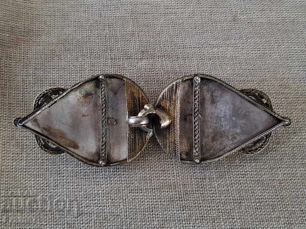 Constantinople Revival SILVER filigree with gilding buckles - 6 Constantinople Revival SILVER filigree with gilding buckles - 6