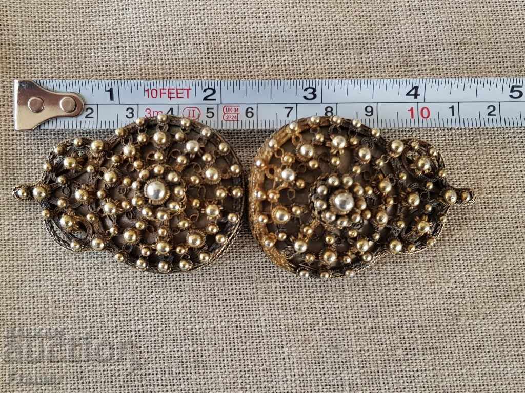 Constantinople Revival SILVER filigree with gilding buckles - 7 Constantinople Revival SILVER filigree with gilding buckles - 7