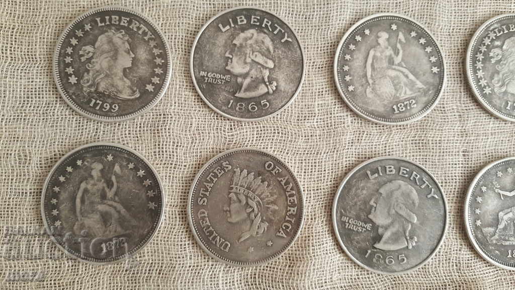 Lot of US dollar replicas with price 55.00 BGN | € 28.12