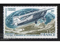 1977. Γαλλία. 50ή επέτειος των πτήσεων του Βόρειου Ατλαντικού.