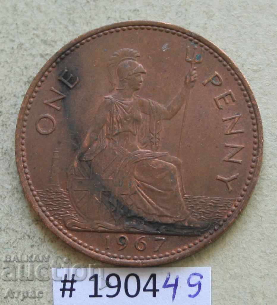 1 penny 1967 - United Kingdom
