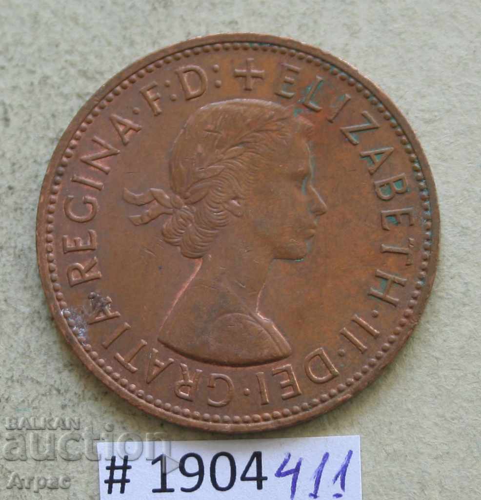 1 пени  1967  - Великобритания с цена € 0.36 | 0.70 лв.