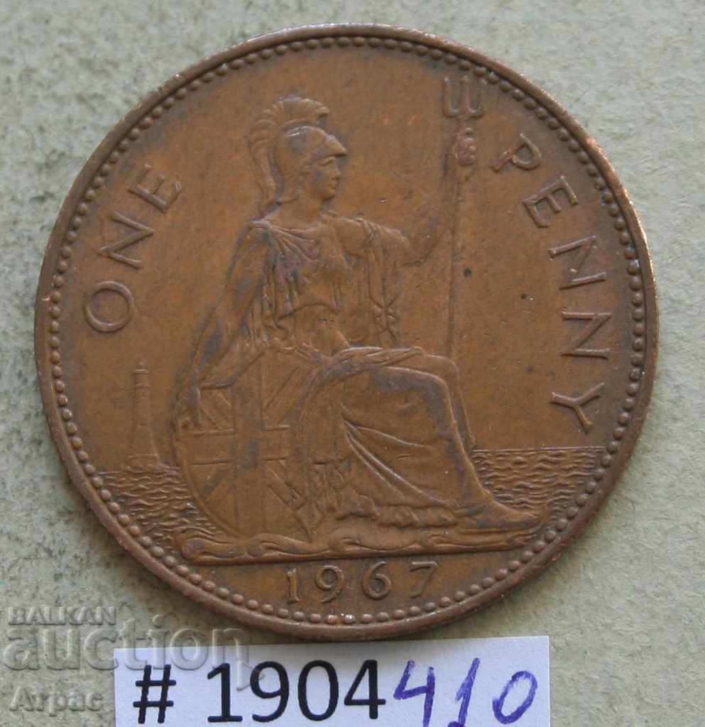 1 penny 1967 - United Kingdom