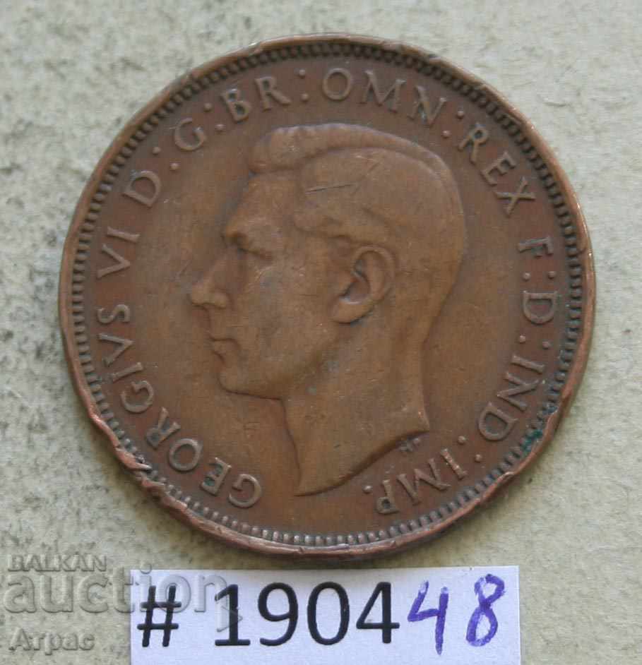 1/2 ban 1938 - Marea Britanie cu preț € 0.61 | 1.19 BGN