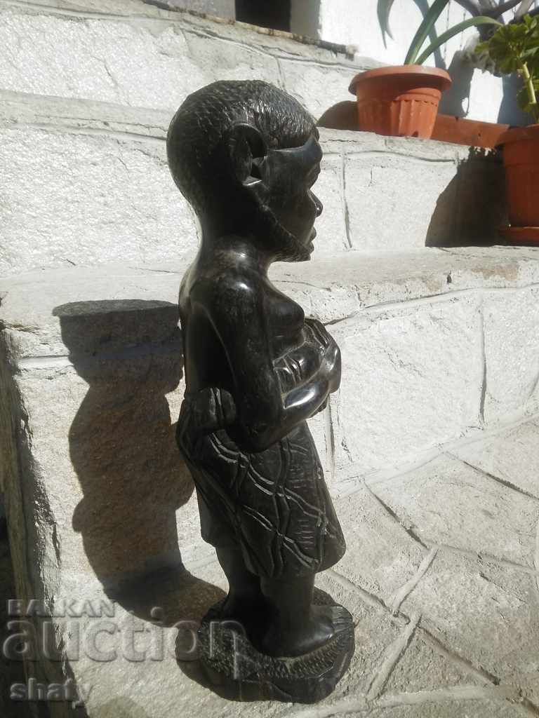 O figură veche de abanos. Sculptura din lemn. - 6 O figură veche de abanos. Sculptura din lemn. - 6