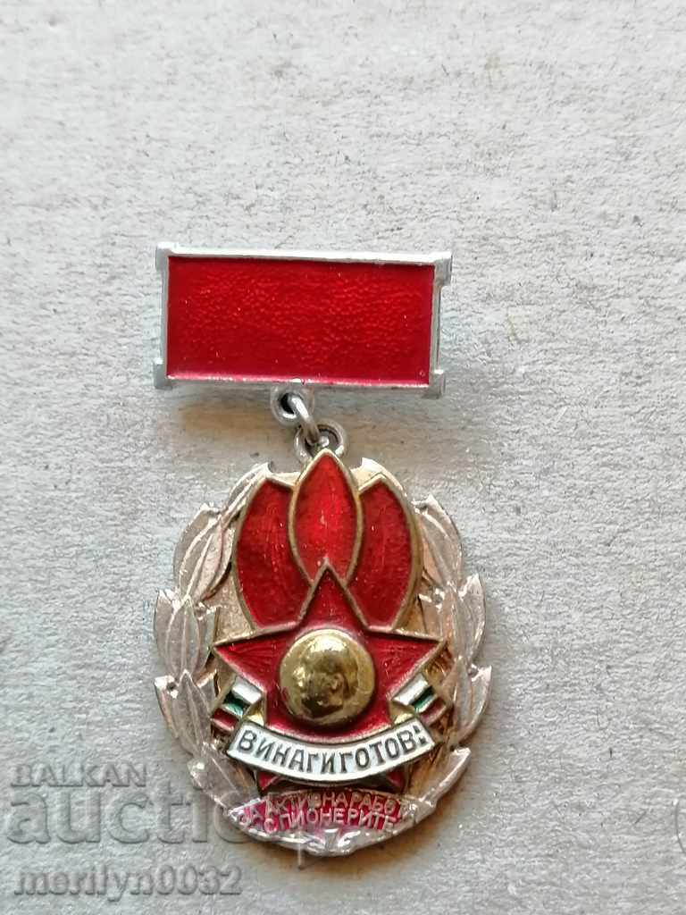 Auction Badge Pioneer Badge Be a Ready Medal Auction Badge Pioneer Badge Be a Ready Medal