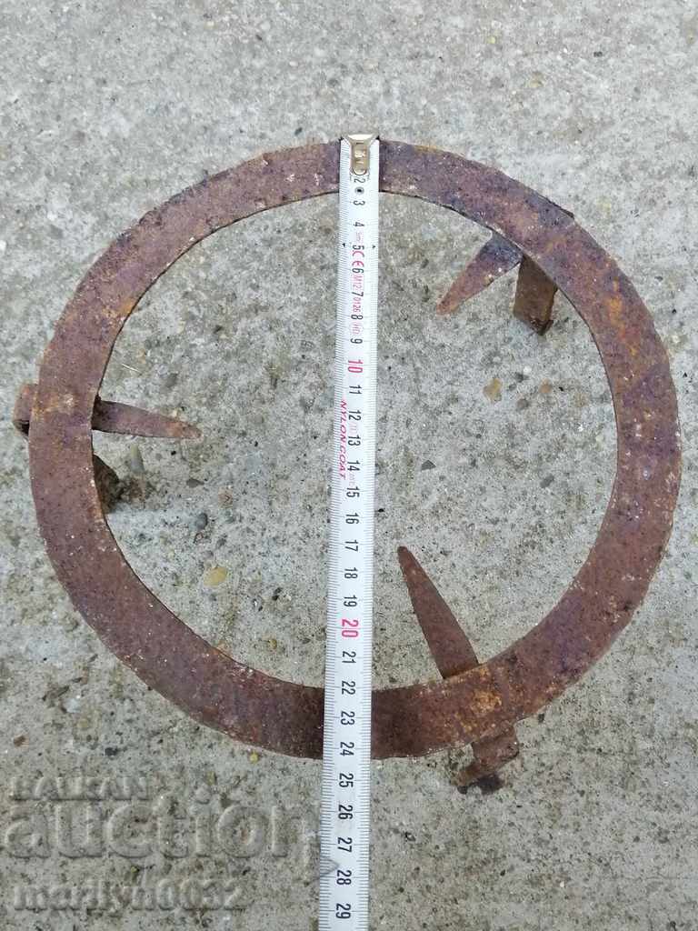 Delivery of An old wrought iron soot, wrought iron, a primitive pyrosty
