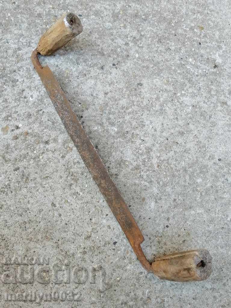 Auction Old wrought iron engraving with wrought iron tool grater Auction Old wrought iron engraving with wrought iron tool grater