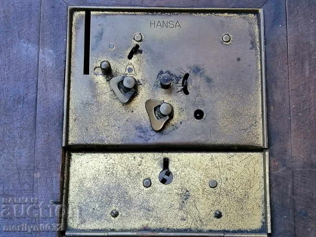 Доставка на Настолен немски часовник касичка HANSA будилник Не РАБОТИ Доставка на Настолен немски часовник касичка HANSA будилник Не РАБОТИ