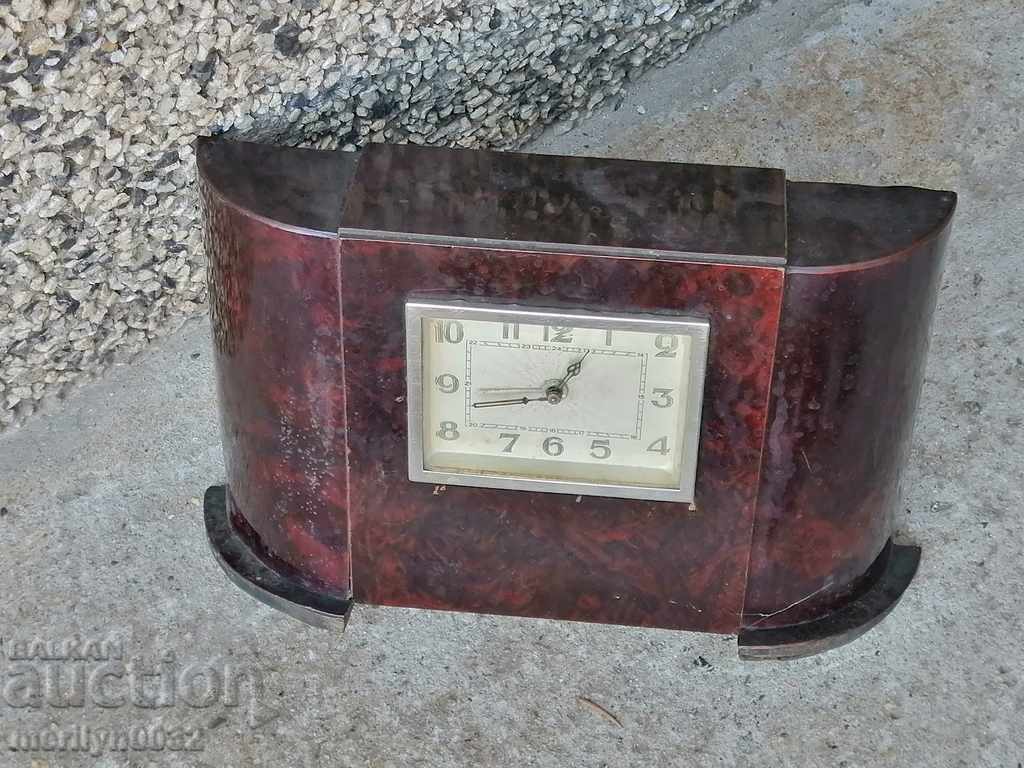 Настолен немски часовник касичка HANSA будилник Не РАБОТИ - 5 Настолен немски часовник касичка HANSA будилник Не РАБОТИ - 5