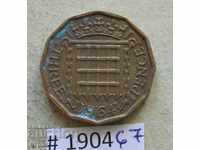 3 pence 1964 Marea Britanie
