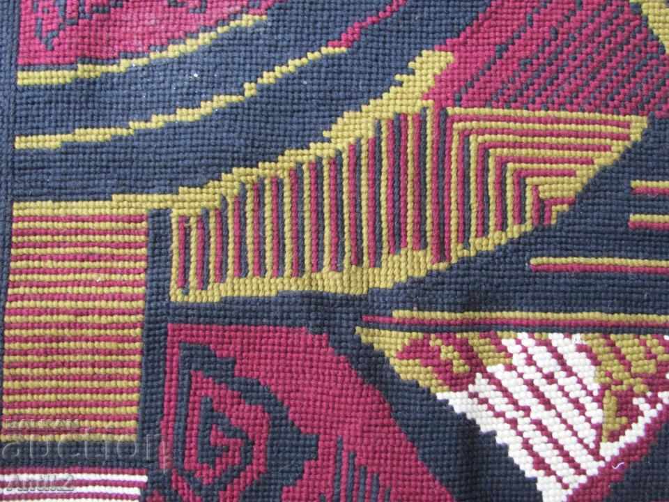 Delivery of 19th Century Hand Embroidered Carpet, Covior Delivery of 19th Century Hand Embroidered Carpet, Covior