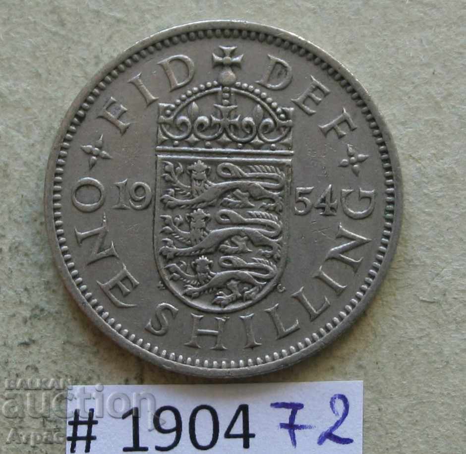 1 shilling 1954 Marea Britanie