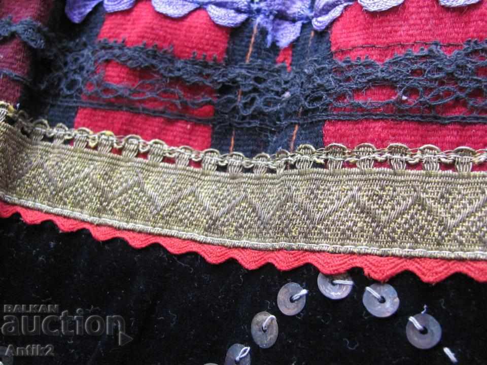 Παράδοση Παιδική ενδυμασία από μαλλί λαϊκής τέχνης του 19ου αιώνα