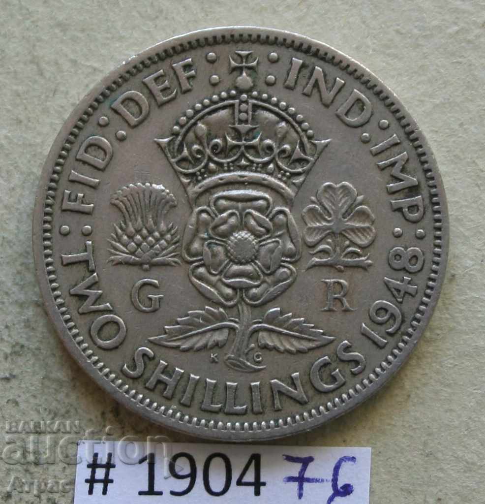 2 шилинга 1948   Великобритания