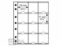 Φύλλα νομισμάτων GRANDE M12K (DIN A4) - 5 τμχ/συσκευασία. (895)