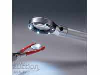 Μεγεθυντική λυχνία "Leuchtturm" LED 3,2x με φως (3299)