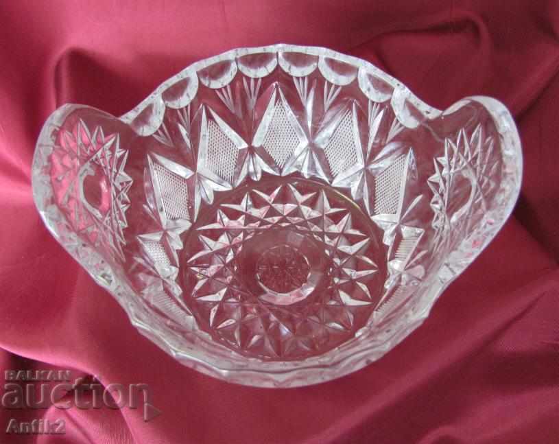 Auction 30's Crystal Cup hand engraved Auction 30's Crystal Cup hand engraved