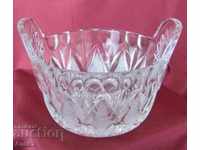 30's Crystal Cup hand engraved