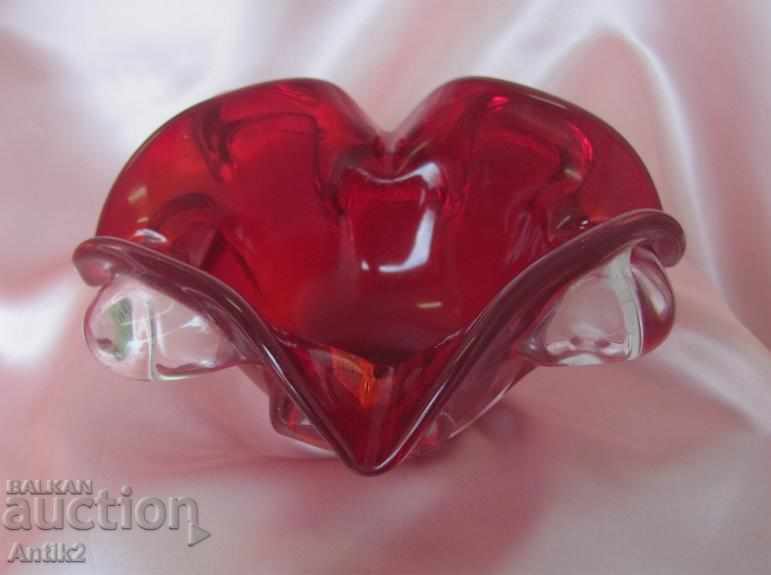 Old Morano Crystal Glass Massive Cup with price 140.00 BGN | € 71.58 Old Morano Crystal Glass Massive Cup with price 140.00 BGN | € 71.58