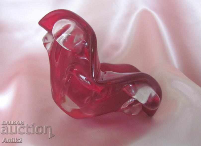 Old Morano Crystal Glass Massive Cup - 5 Old Morano Crystal Glass Massive Cup - 5