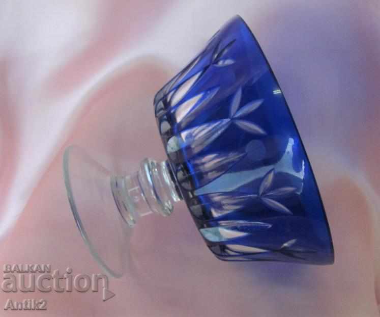 Old Bohemia Crystal Glass Cup - 5 Old Bohemia Crystal Glass Cup - 5