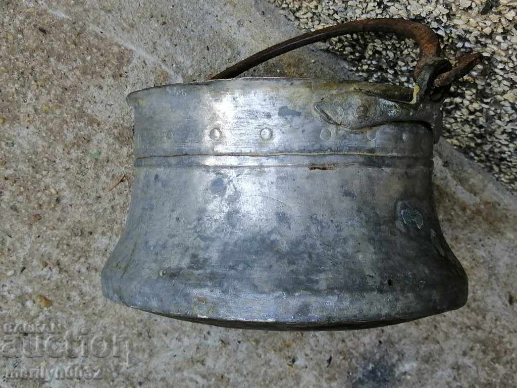 Ibric vechi de cupru, cazan de cupru, cazan, vas de cupru - 7 Ibric vechi de cupru, cazan de cupru, cazan, vas de cupru - 7