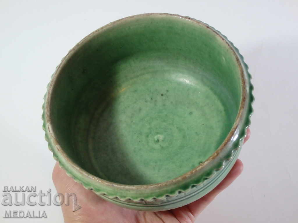 Georgi Bakardzhiev-lot-două boluri-semnate ceramică - 5