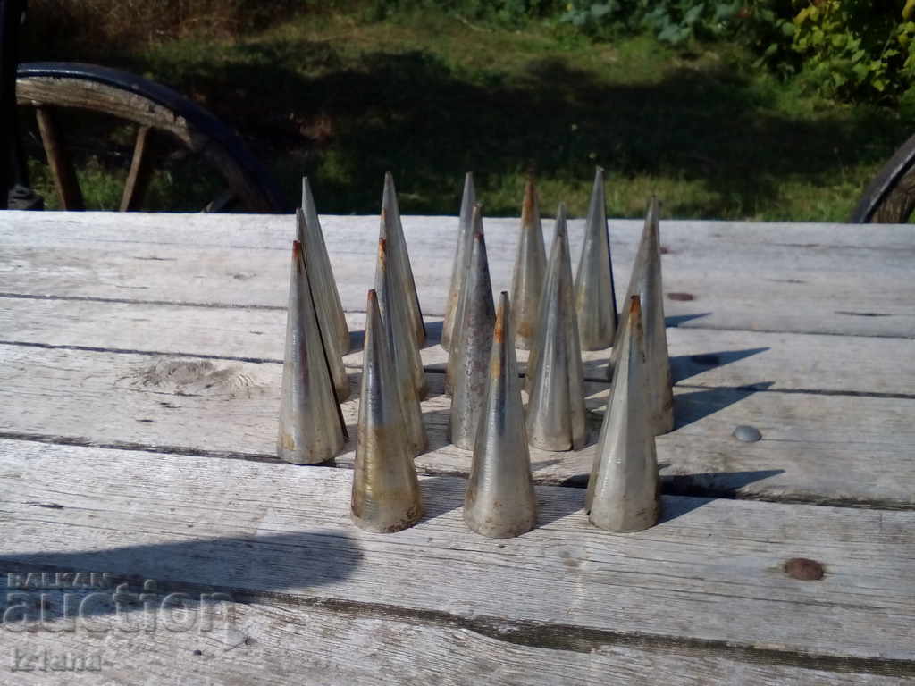 Old forms for sweets, cones with price 12.00 BGN | € 6.14