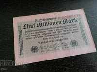 Bancnota Reich - Germania - 5.000.000 de mărci 1923.