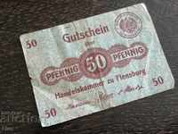 Σημειωματάριο τραπεζογραμματίων - Γερμανία - 50 pfenig