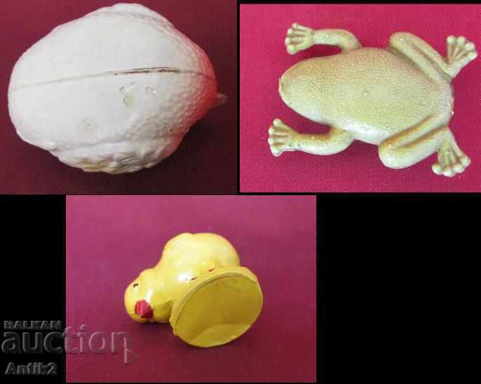 40s Cellulide Toys 3 pieces - 6 40s Cellulide Toys 3 pieces - 6