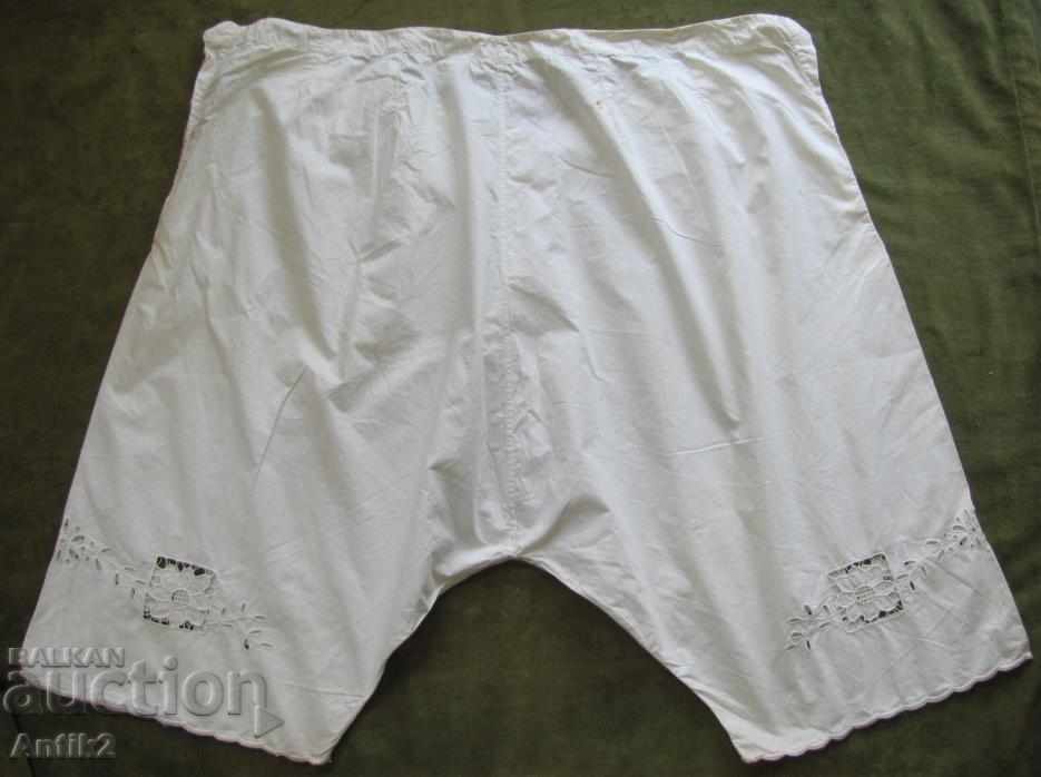 Pantaloni de damă în stil victorian din secolul al XIX-lea, cu broderie tăiată - 5 Pantaloni de damă în stil victorian din secolul al XIX-lea, cu broderie tăiată - 5