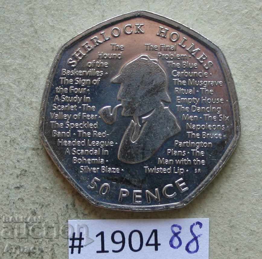 50 pence 2019 UK - Sherlock Holmes