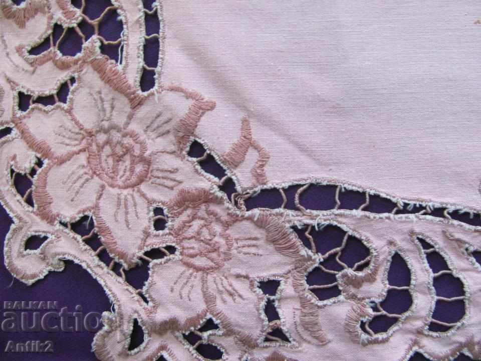 Old Tablecloth, square cut embroidery with price 40.00 BGN | € 20.45 Old Tablecloth, square cut embroidery with price 40.00 BGN | € 20.45