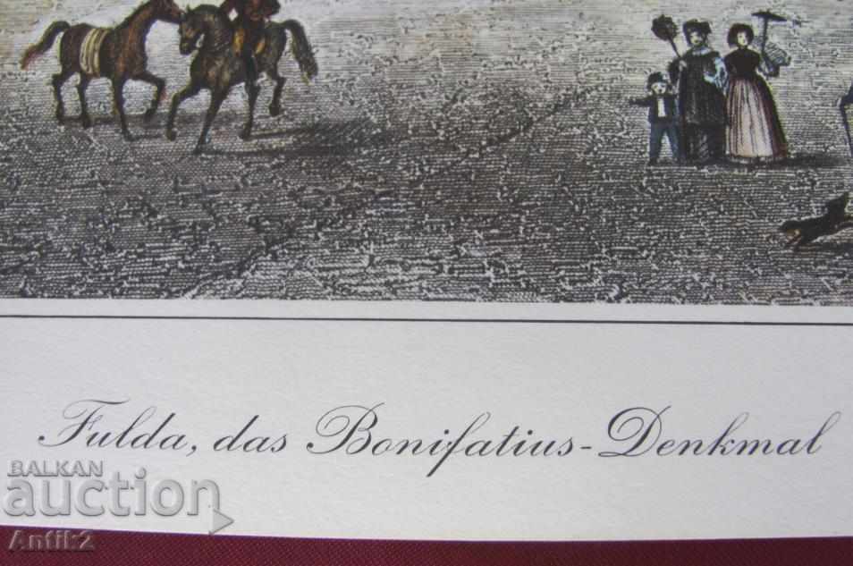 Delivery of 19th Century Album with Colored Lithographs Germany Delivery of 19th Century Album with Colored Lithographs Germany