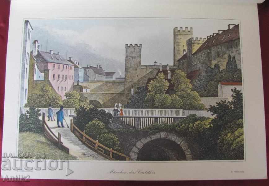 19th Century Album with Colored Lithographs Germany - 7 19th Century Album with Colored Lithographs Germany - 7