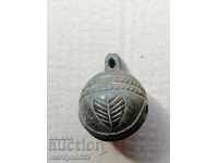 Bronze "nut" type horse cart bell - 19th century