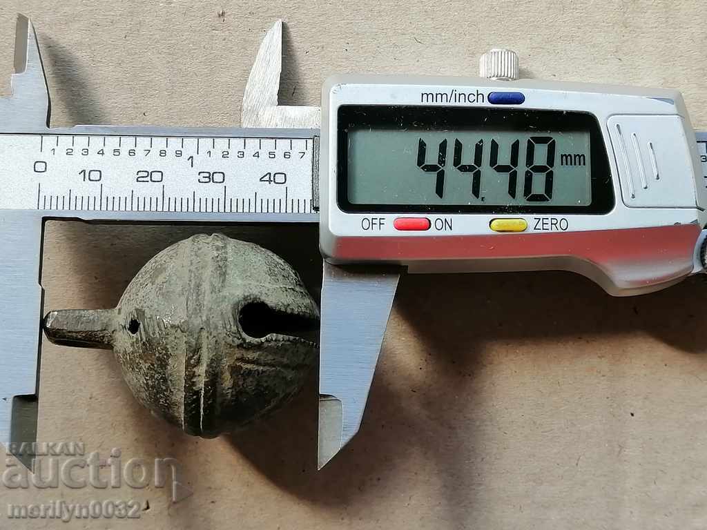 Bronze "nut" type horse cart bell - 19th century - 6 Bronze "nut" type horse cart bell - 19th century - 6