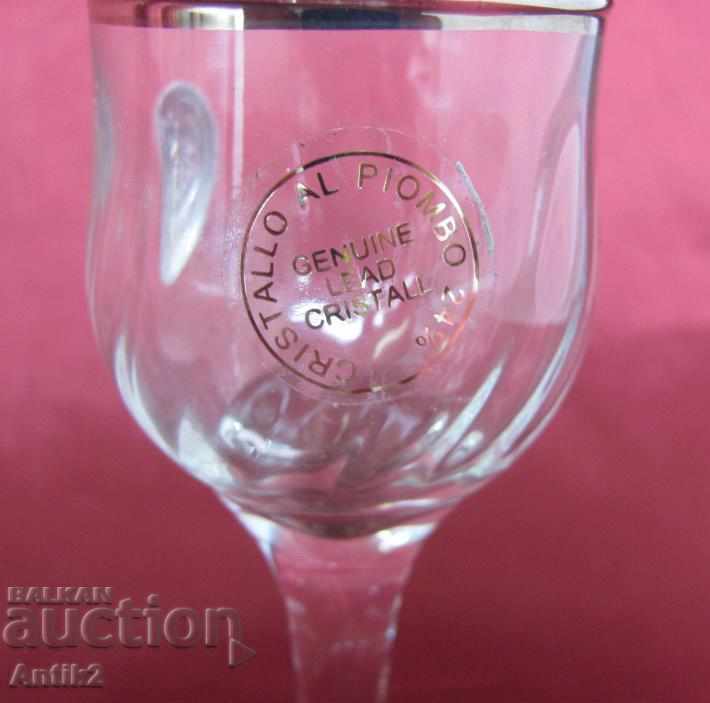 Crystal Glasses 3 pieces GENUINE LEAD CRISTALL - 5 Crystal Glasses 3 pieces GENUINE LEAD CRISTALL - 5
